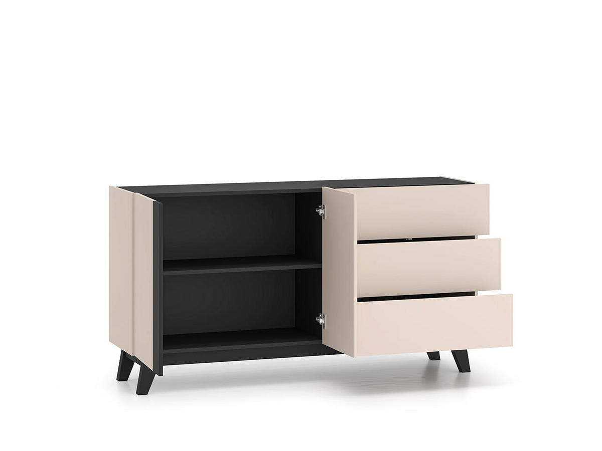 KOMMODE – 120 cm – Freshion – Kaschmir – KM-034 - Kaschmir, Holzwerkstoff (120/85/40cm) - hi-markt
