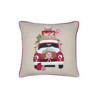 WEIHNACHTSKISSEN Print 45/45 cm - Multicolor, Naturmaterialien (45/45cm)