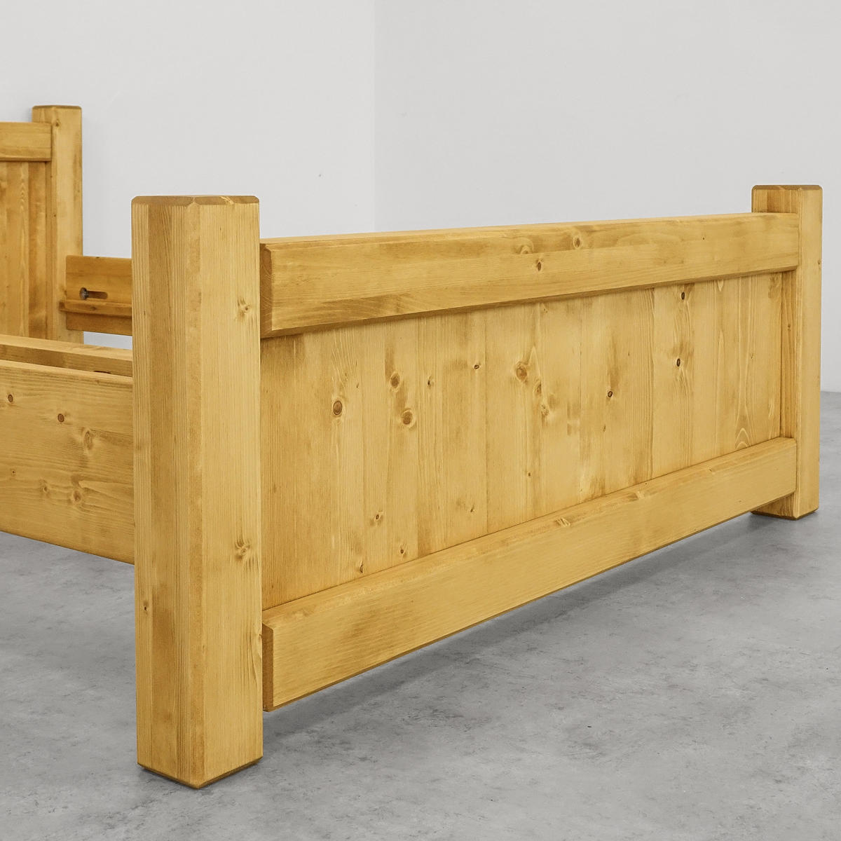 BETT aus Massivholz VINTAGE - Honig, Holz (140/200cm) - Seart