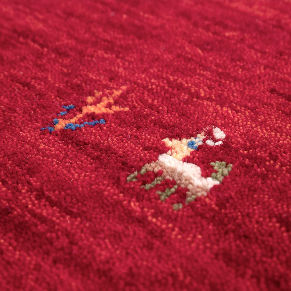 HOCHFLORTEPPICH 160/230 cm Gabbeh 312 - Rot, Textil (160/230cm) - Paco Home