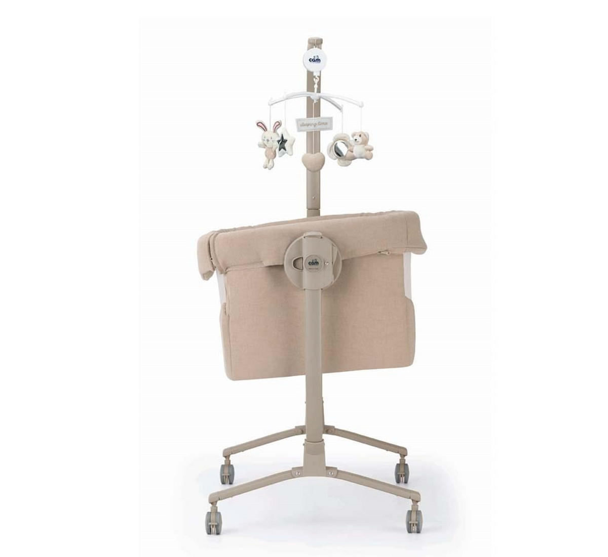 BABY-BEISTELLBETT höhenverstellbar Cullami - Beige, Kunststoff/Textil - Cam il Mondo del Bambino S.p.A.