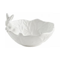 SCHALE Whitebunno - Weiß, Stein (14/11cm) - home&you