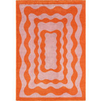 TEPPICH vintage orange Groovy 160x230 cm - Orange, Textil (160/230cm) - Nazar Rugs