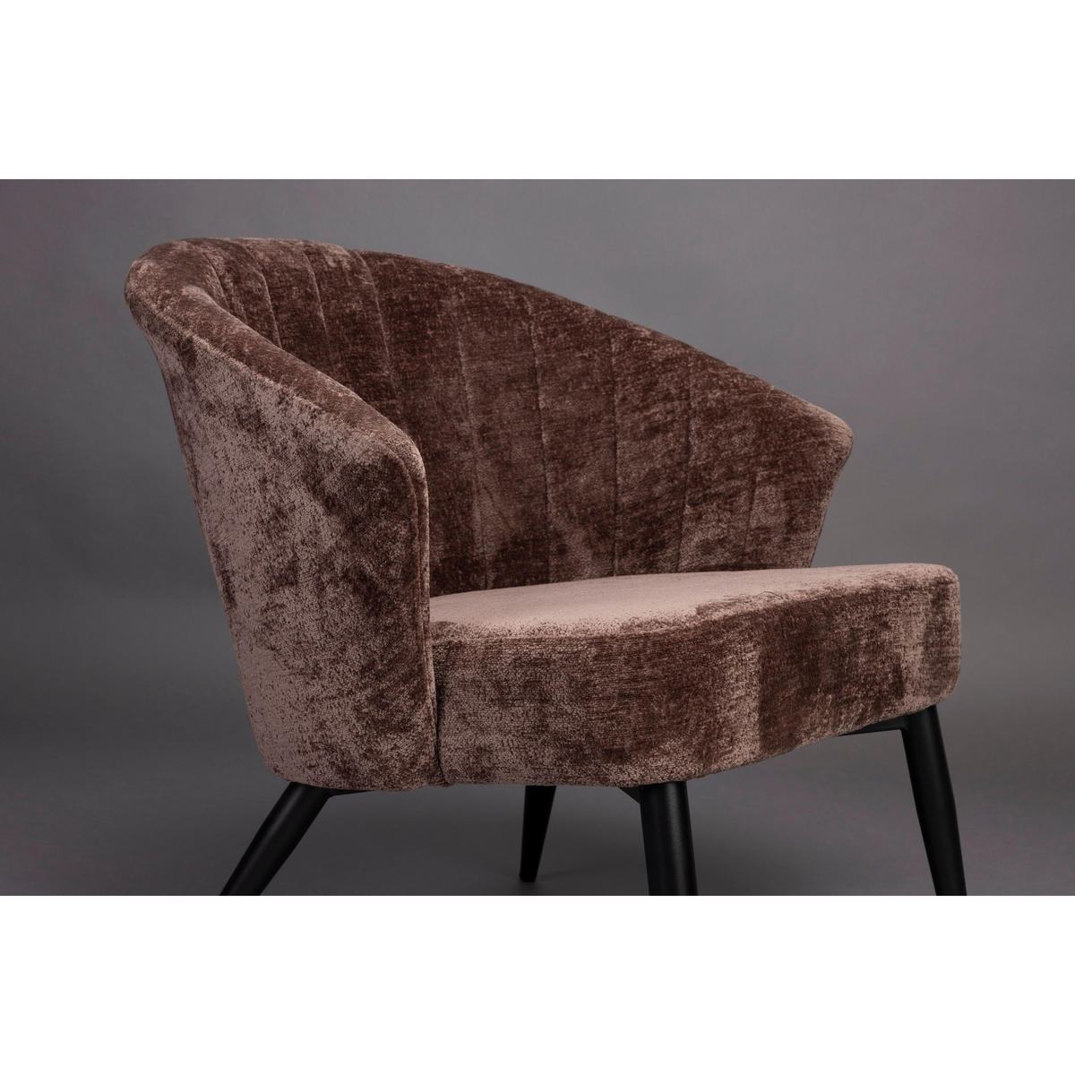 SESSEL Georgia Lila - Flieder, Holz (77/71/73.5cm) - Dutchbone