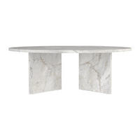 COUCHTISCH - 90 cm x 90 cm - holz - weiß Topania - Weiß, Holz (90/90/31.4cm) - Vente-Unique