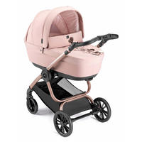 KOMBI-KINDERWAGEN Techno Babila 2in1, klappbar - Roségold/Rosa, Kunststoff (53/93/111cm) - Cam il Mondo del Bambino S.p.A.