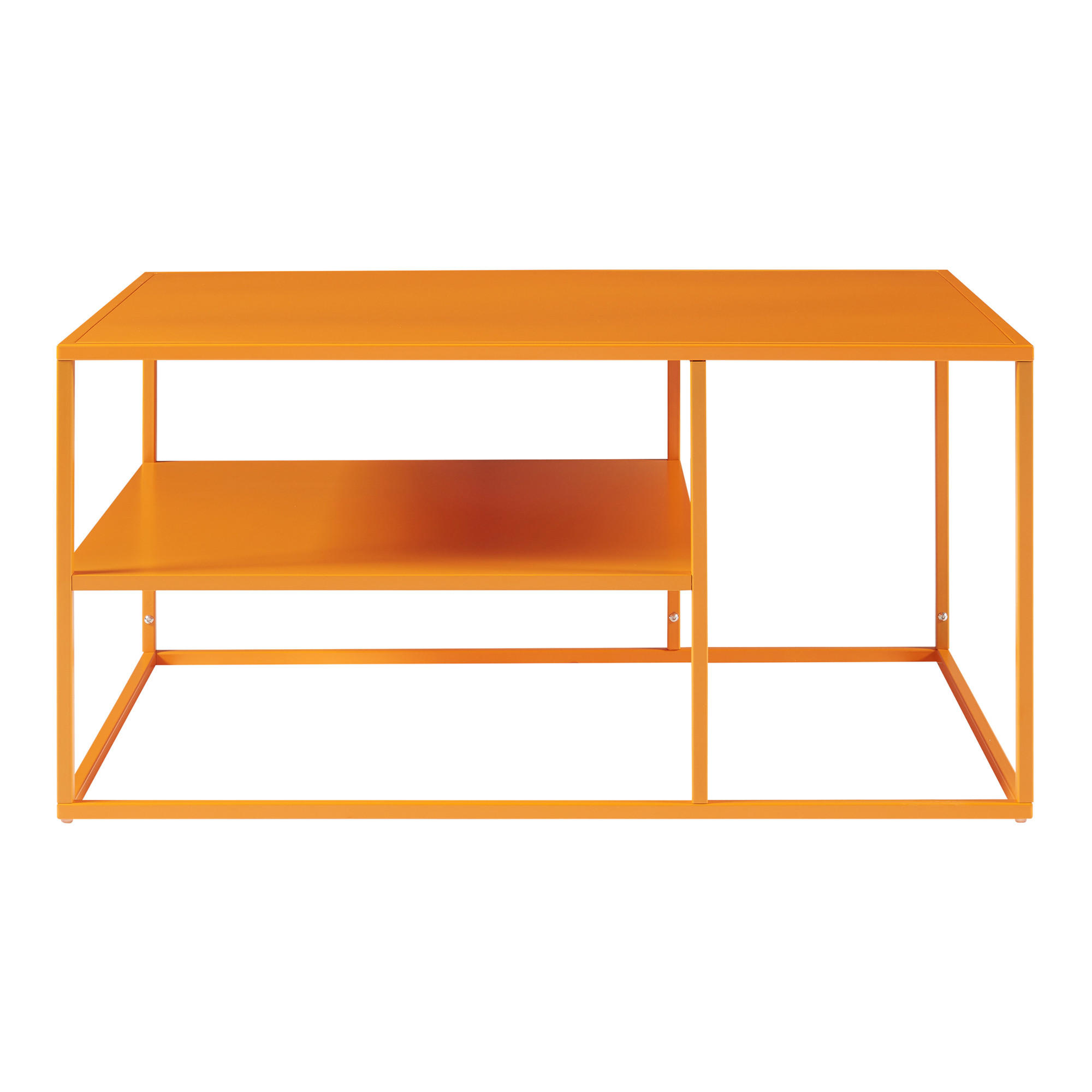COUCHTISCH Solund 45/90/60 cm - Orange, Metall (60/90/45cm) - [en.casa]