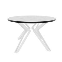 ESSTISCH ausziehbar aus MDF, Weiß - Weiß, Holzwerkstoff (100/100/76cm) - Idohome