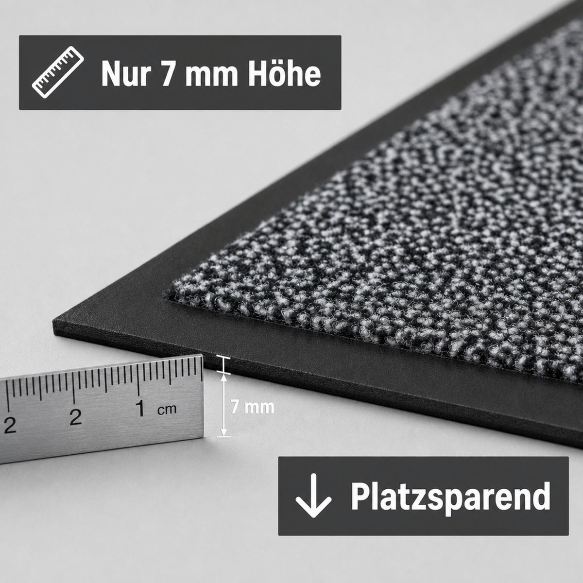 SCHMUTZFANGMATTE 60 x 90 cm - Ahornfarben, Textil (60/90cm) - Westfalia