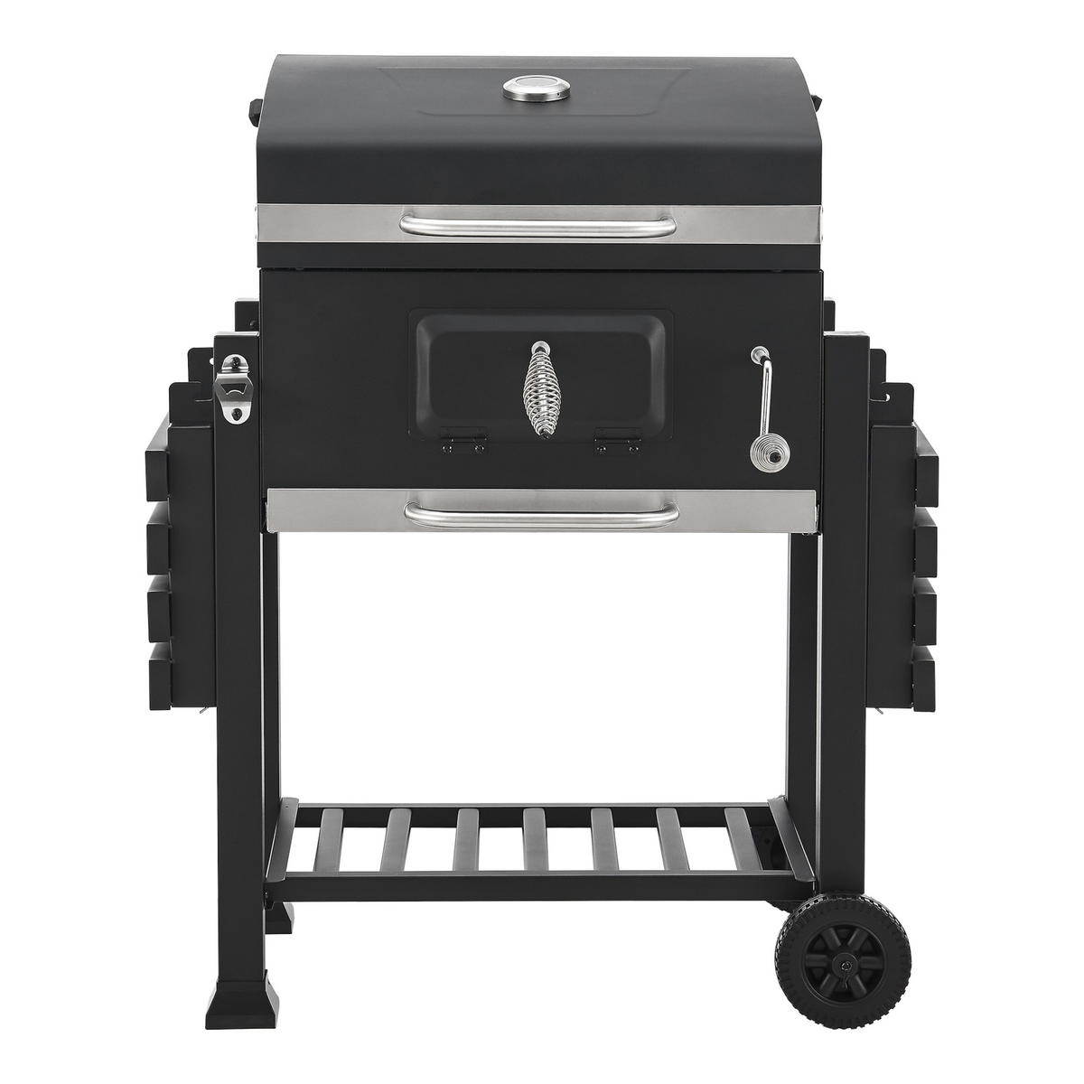 GRILLWAGEN Arnad - Schwarz, Metall (135/105/47.5cm) - casa.pro