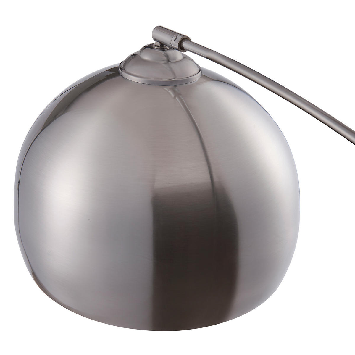 BOGENLEUCHTE Nickel - Silberfarben, Metall (173/32/173cm) - Teamson Home