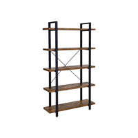 STANDREGAL BÜCHERREGAL - Braun, Holzwerkstoff (33.5/178/105cm) - Hansiro