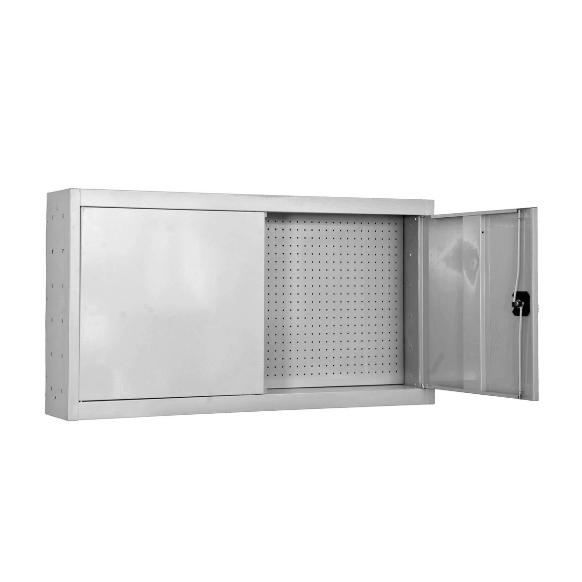 WERKZEUGSCHRANK Hängend Amego HxBxT 55x90x27,5 cm Metall Abschließbar Weiß - Weiß, Metall (90/55/27.5cm) - PROREGAL