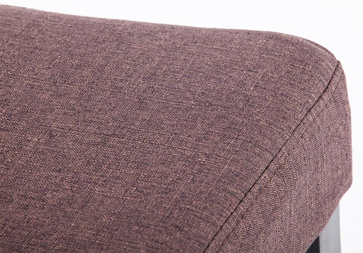 ESSZIMMERSTUHL Ines Stoff, Gestell Holz Schwarz Braun - Schwarz/Braun, Holz/Textil (41/91/47cm) - TPFLiving