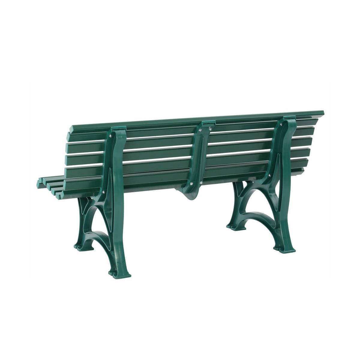 GARTENBANK Jamaika 3 Sitzer Grün 80 x 150 x 64cm Witterungskunststoff & UV Beständiger Kunststoff - Grün, Kunststoff (150/80/64cm) - PROREGAL