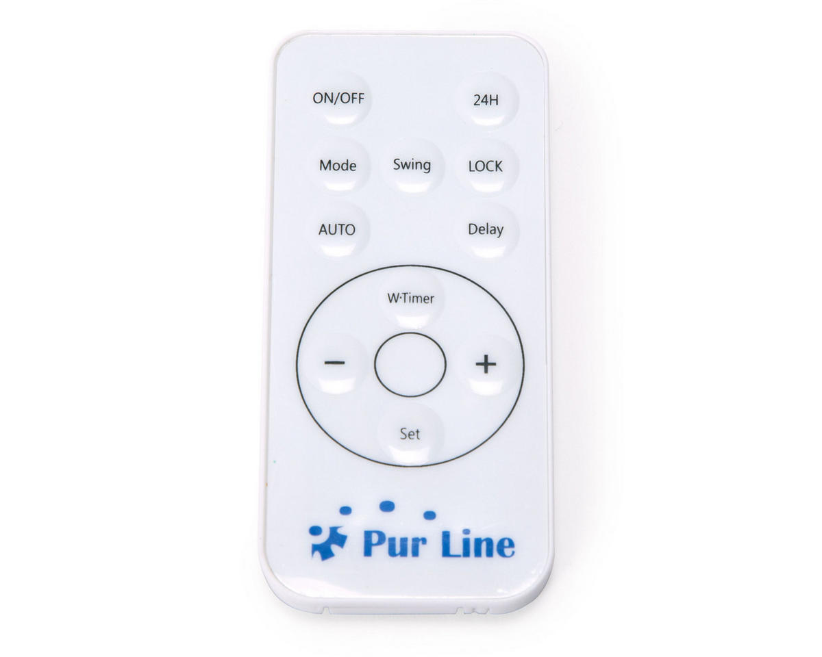 SPLIT-WANDHEIZUNG Weiß mit Fernsteuerung und Programmierung 2000 W - Weiß, Kunststoff (54/19/13cm) - Purline