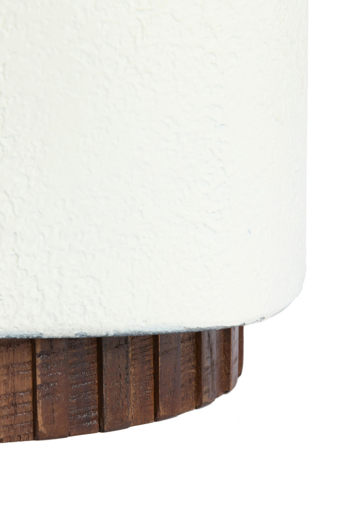 BEISTELLTISCH Seddon Weiß Ø37/45 cm - Weiß, Holz (37/34/45cm) - Light & Living