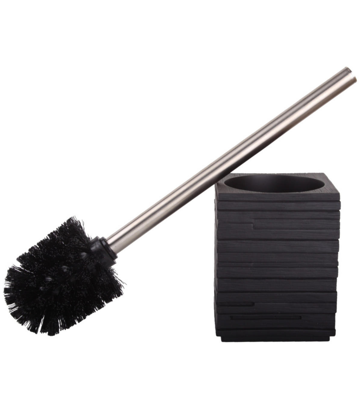 WC-BÜRSTE Calero Black - Schwarz, Kunststoff (10/37/10cm) - Sanilo