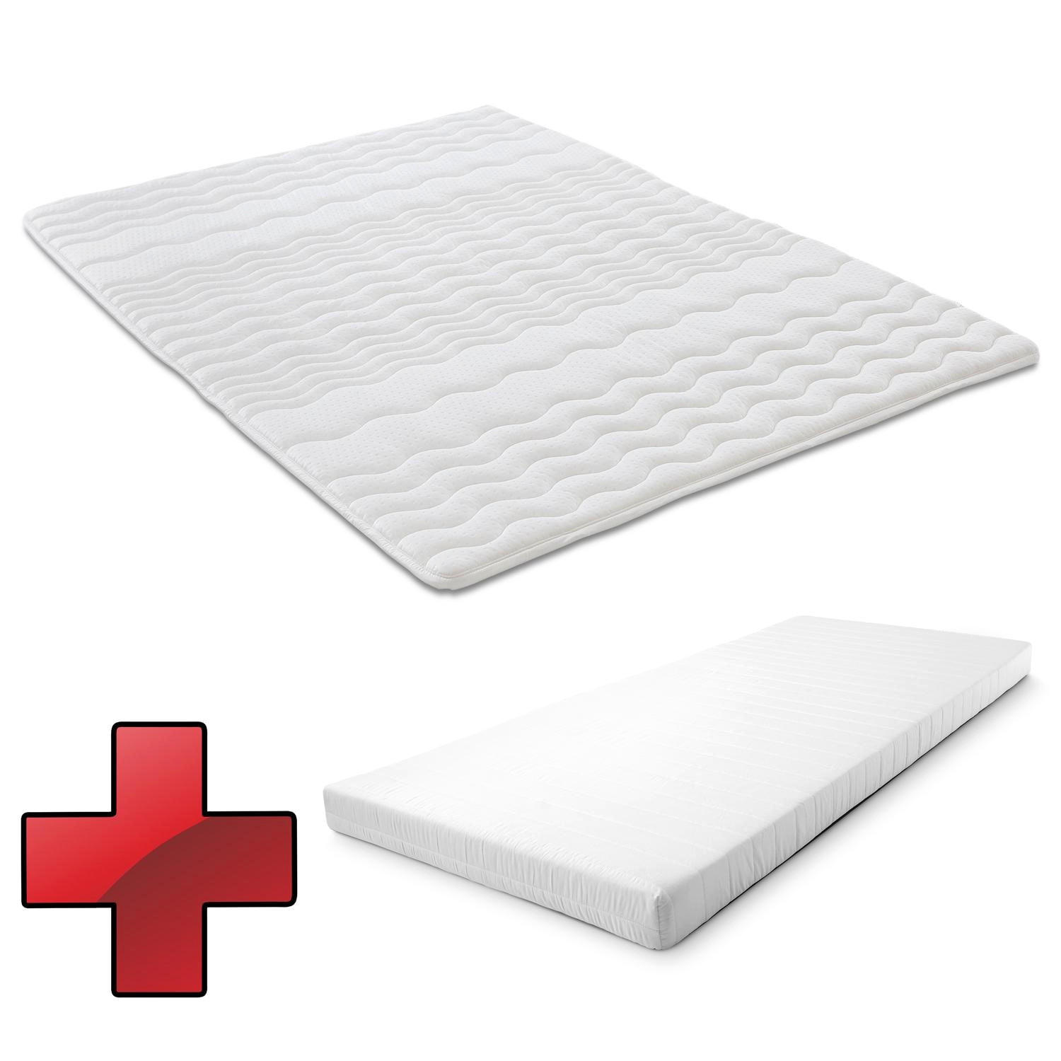 Matratzen Discount Komfortschaummatratze Weiß 90x200 cm
