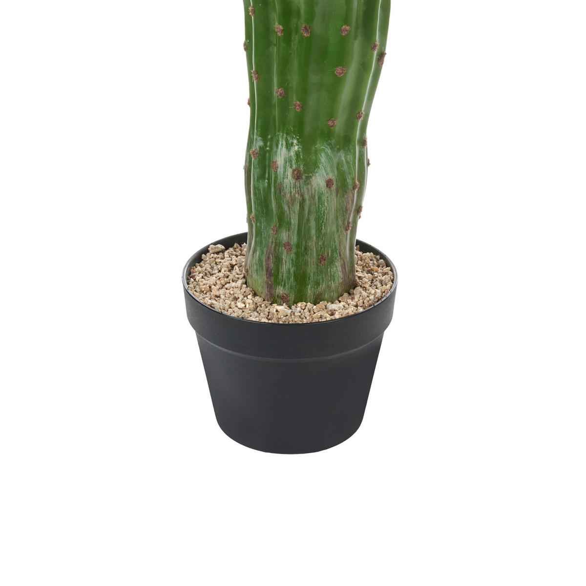 KUNSTPFLANZE im Blumentopf 115 cm Grün Marocco Cereus - Grün, Kunststoff (115cm) - Beliani