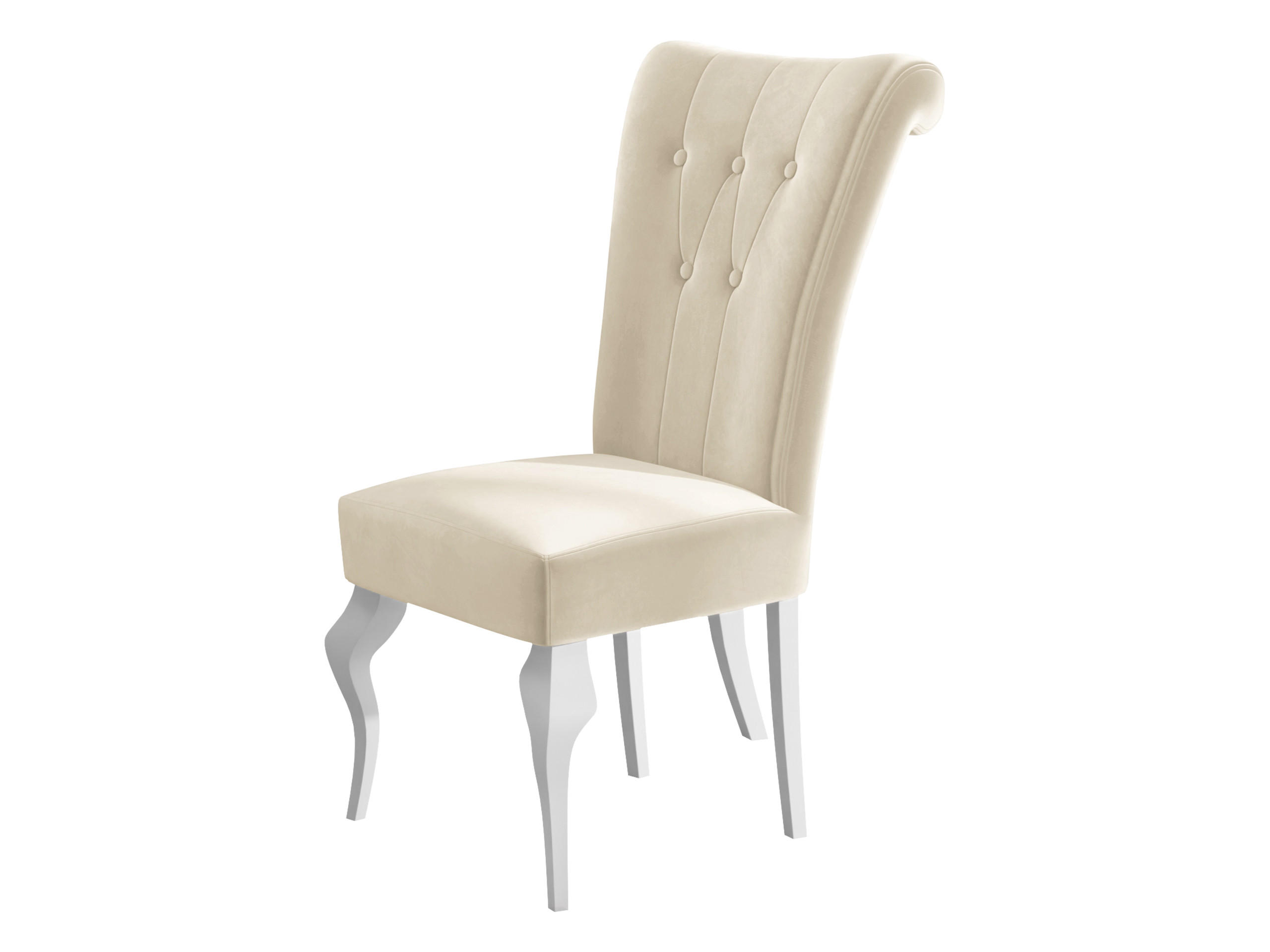 POLSTERSTUHL Frigene 01 - Beige/Weiß, Holz/Textil (52/100/70cm) - MIRJAN24