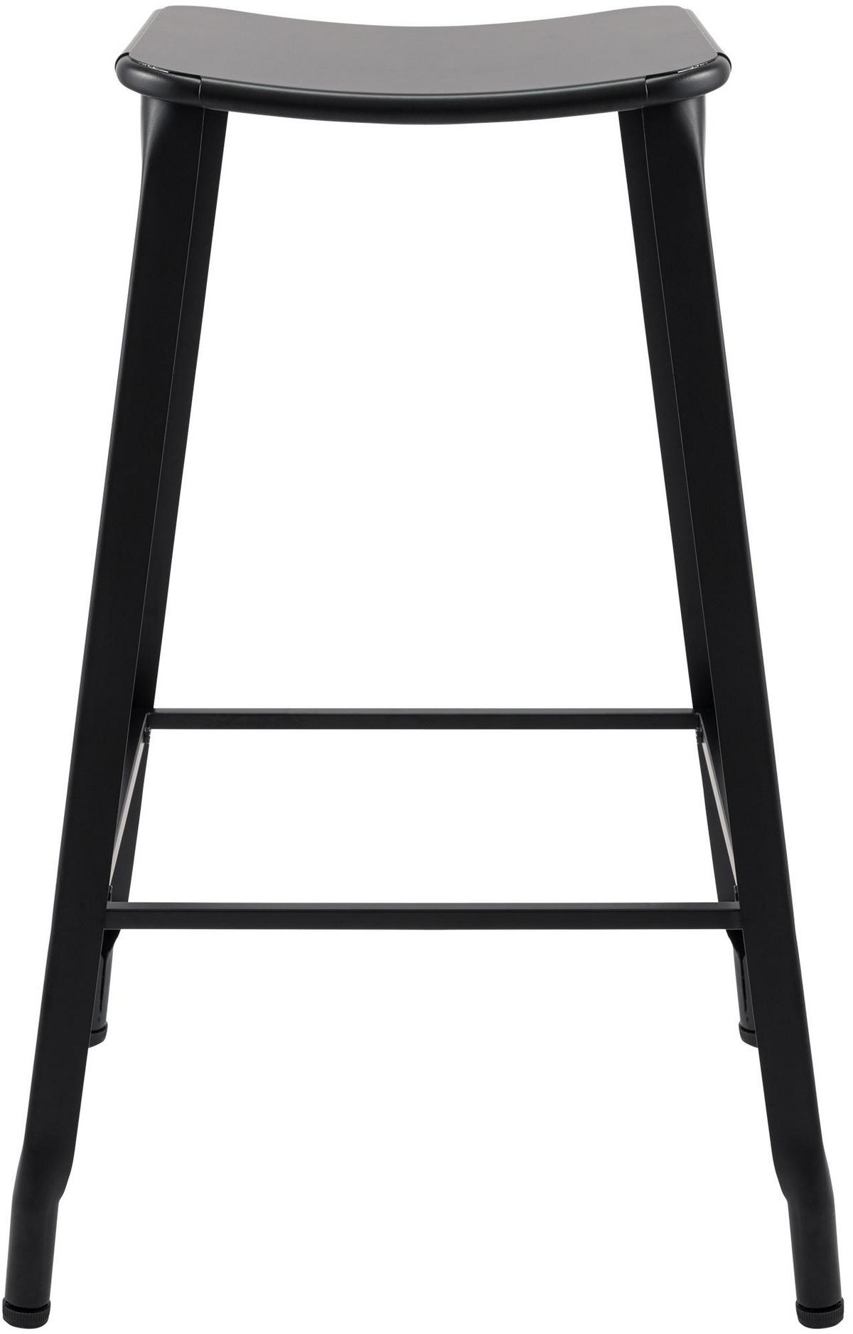 BARHOCKER Disan Metall Schwarz - Schwarz, Metall (51/74/43cm) - DELUKE