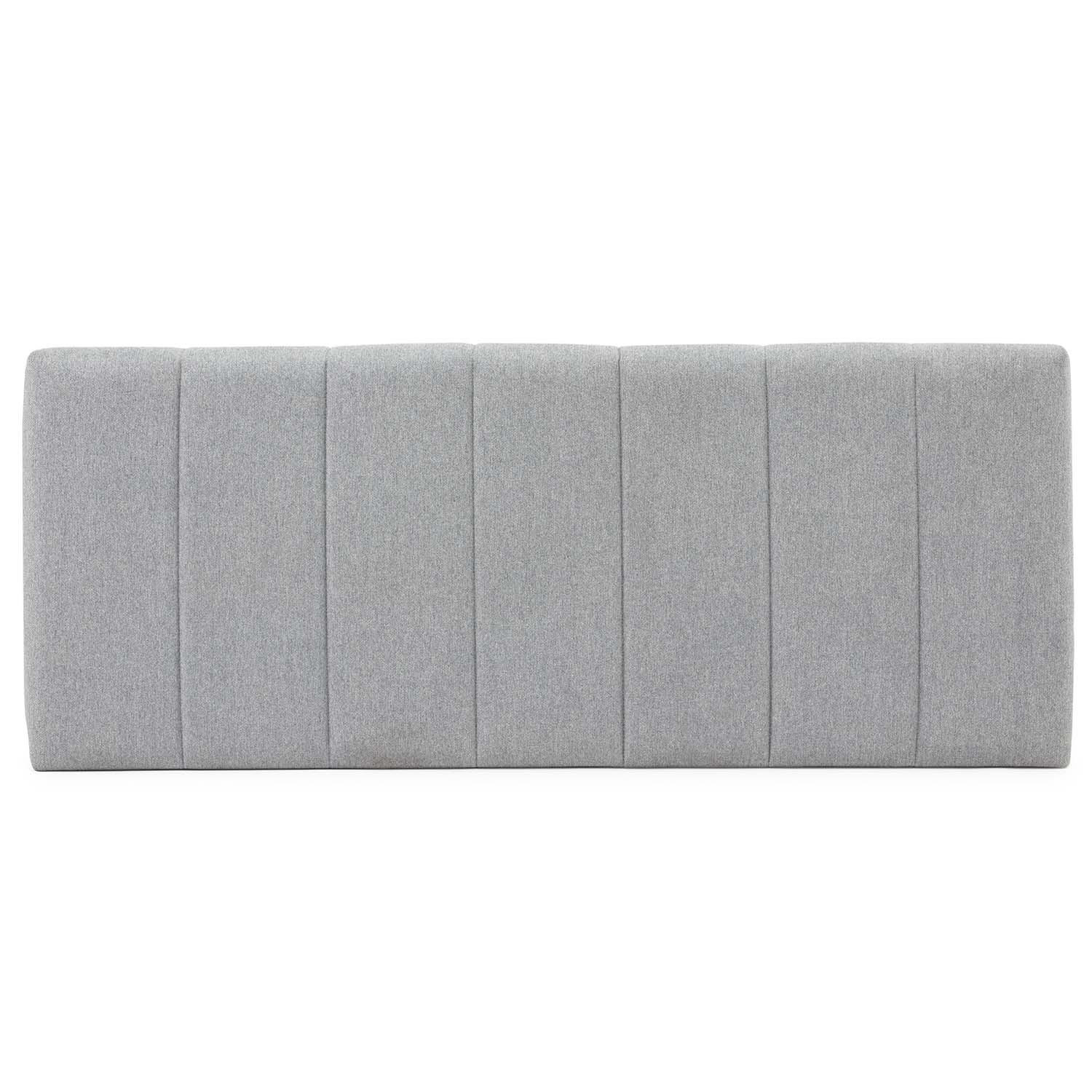 KOPFTEIL 150x60 cm Creta Grau - Grau, Textil (8/60/150cm) - VS Venta-stock