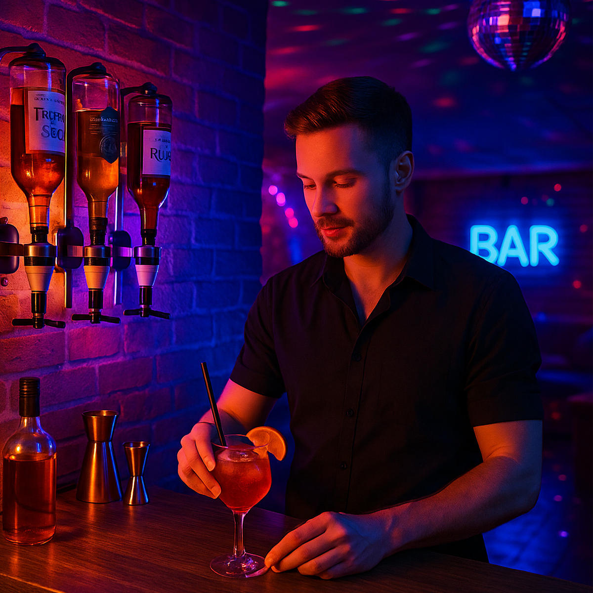 BARBUTLER - strieborná, kov/plast (53/36/11cm) - Relaxdays