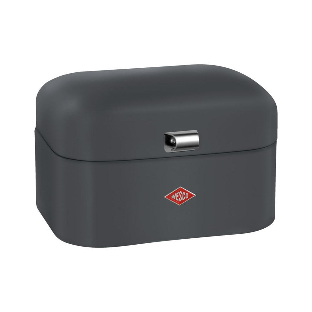 BROTKASTEN Graphit 28/21.5/17 cm 8012216 - Graphitfarben, Metall (21.5/17/28cm) - Wesco