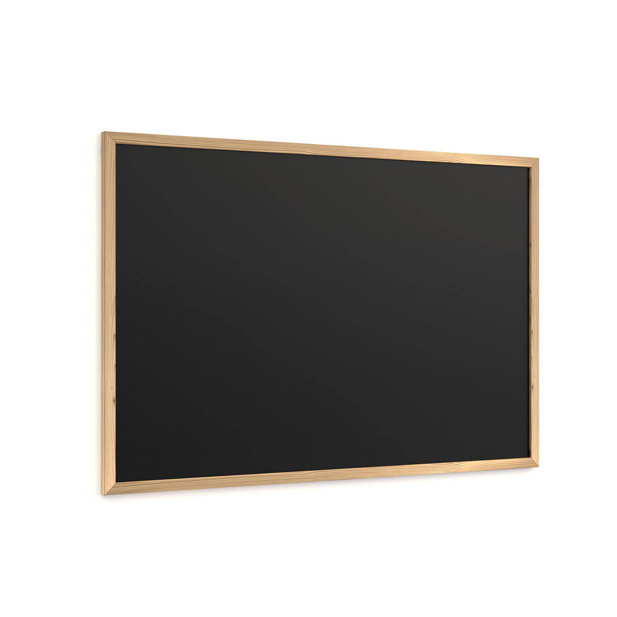 KREIDETAFEL 90x60 cm, ECO-Holzrahmen - Schwarz, Holz (90/60/2cm) - ALLboards