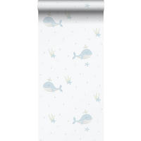 TAPETE Walen 53 cm x 10.05 m - Weiß, Papier (53/0.1cm) - Sanders & Sanders