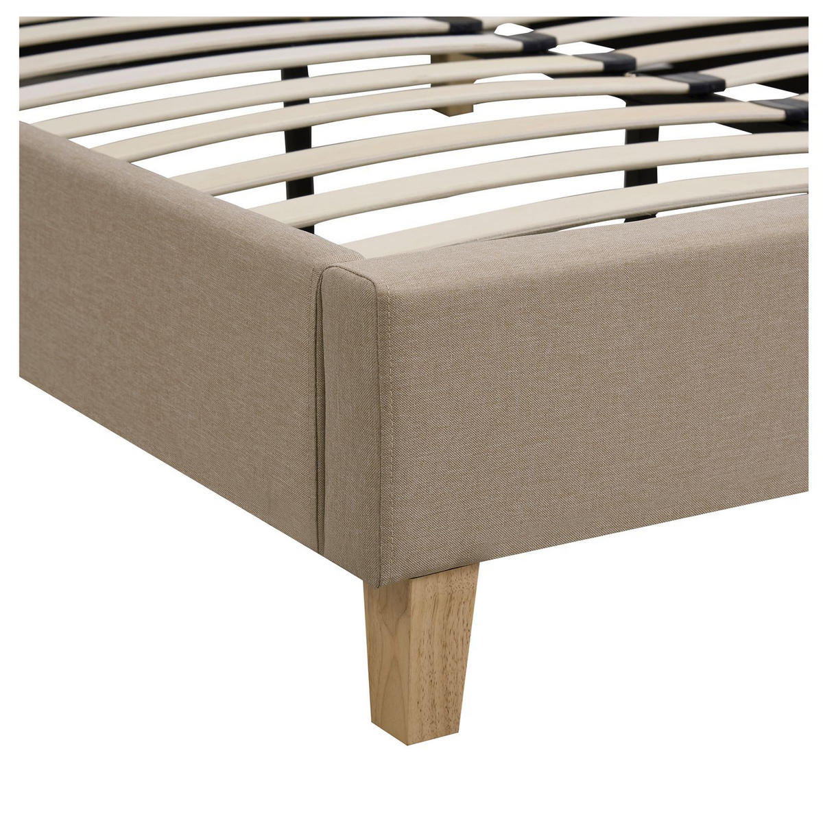 POLSTERBETT ANAIS 120X200 CM - Beige, Textil (120/200cm) - CARO-Möbel