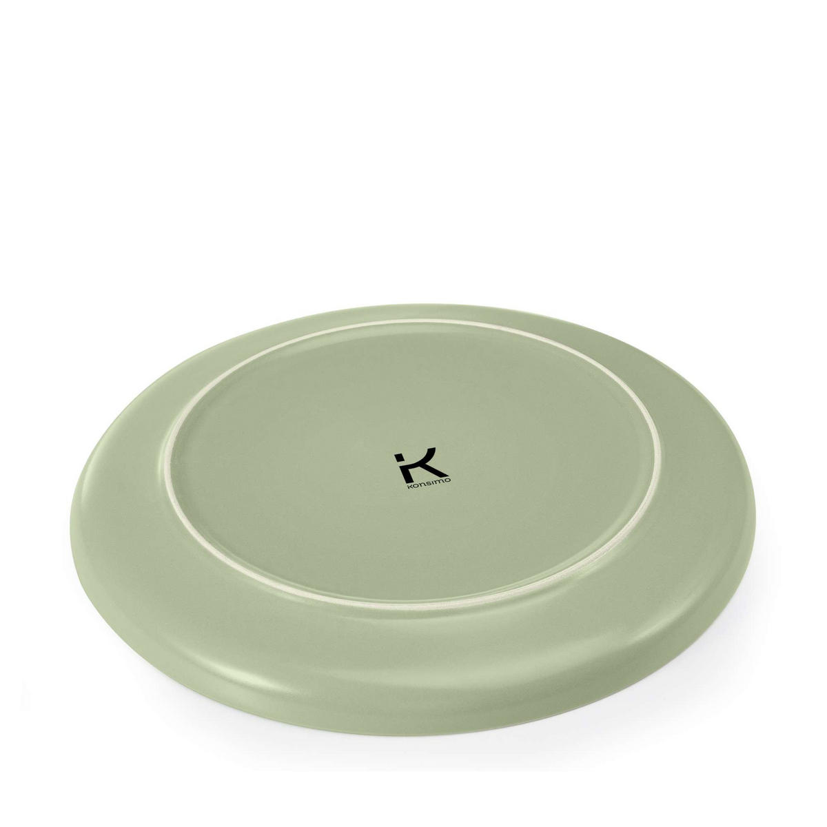 TAFELSERVICE VICTO mit Schüssel 18-tlg - Grün, Keramik (27/2/27cm) - KONSIMO®
