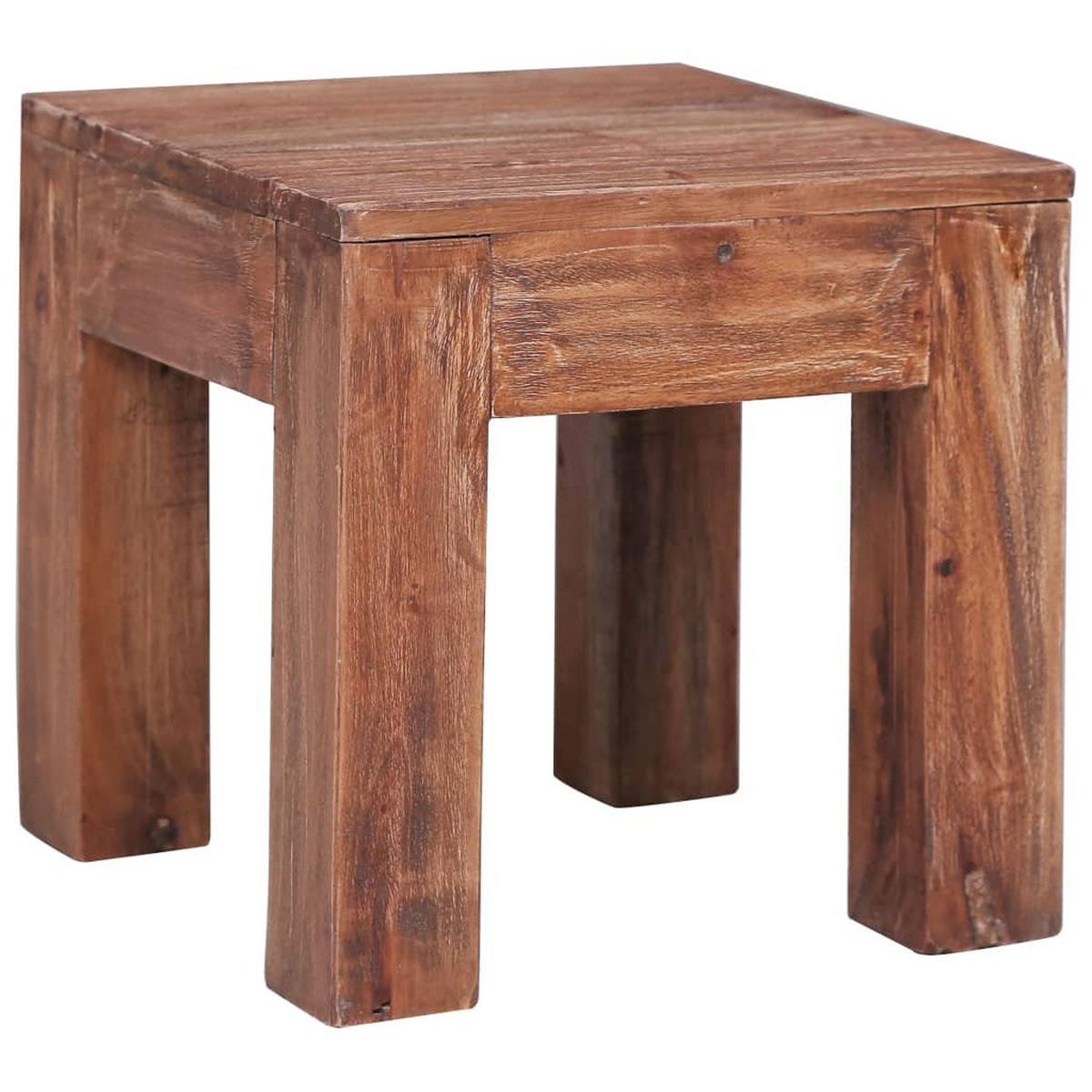 COUCHTISCH 30x30x30 cm Altholz Massiv - Braun, Holzwerkstoff (30/30/30cm) - furnicato