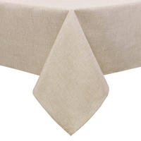 TISCHDECKE Outdoor Wetterfest Leinenoptik Beige 110 x 140 cm - Beige, Textil (140/110/1.5cm)