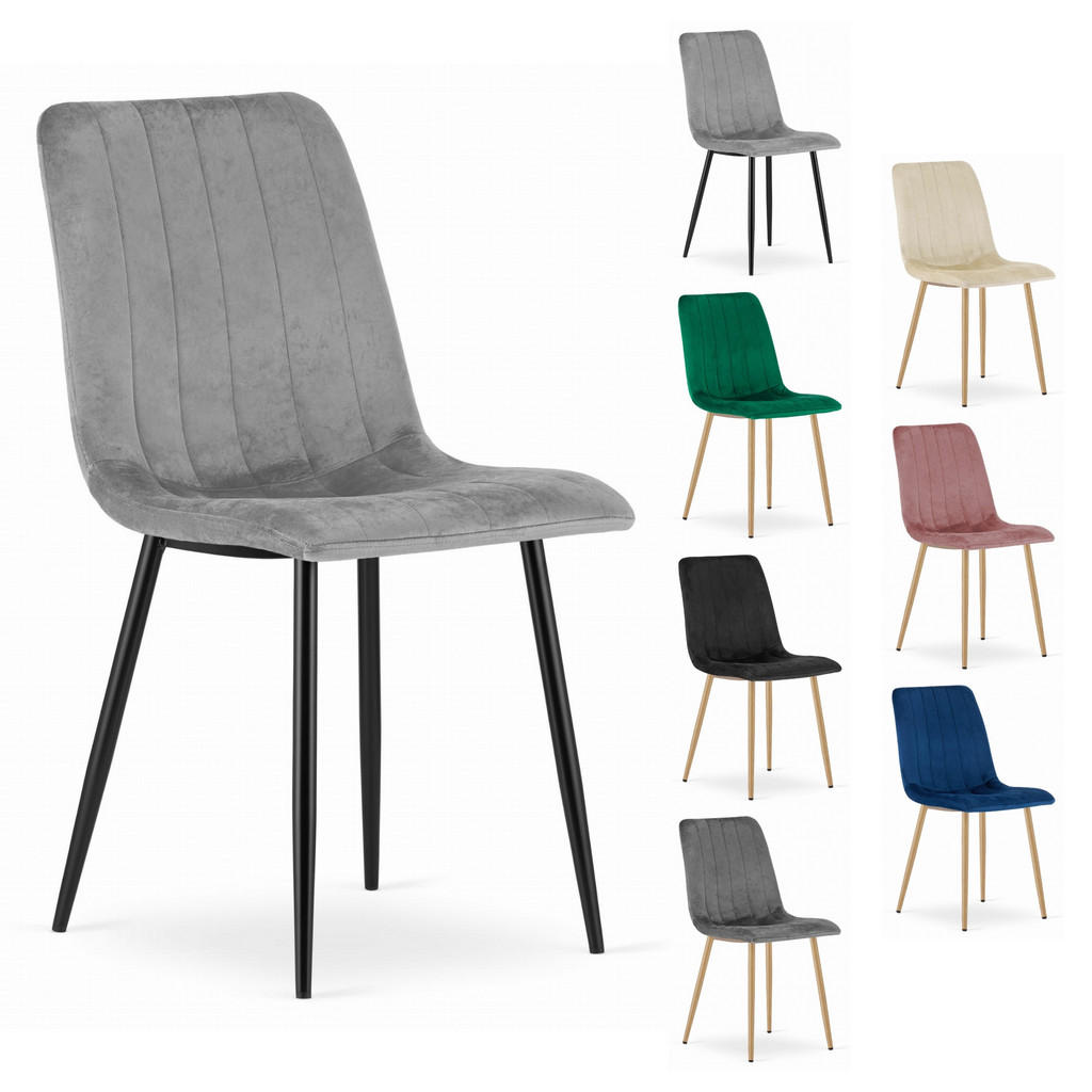 Thumbnail - Komodee Stuhl, Anthrazit, Textil, 57x85x59 cm, Esszimmer, Stühle, Esszimmerstühle, Vierfußstühle