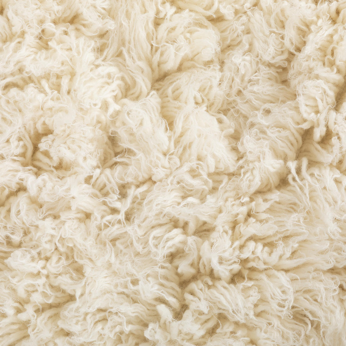 WOLLTEPPICH Rund Ø 170 cm Flokati 1500 - Naturfarben, Naturmaterialien (170/170cm) - Steffensmeier