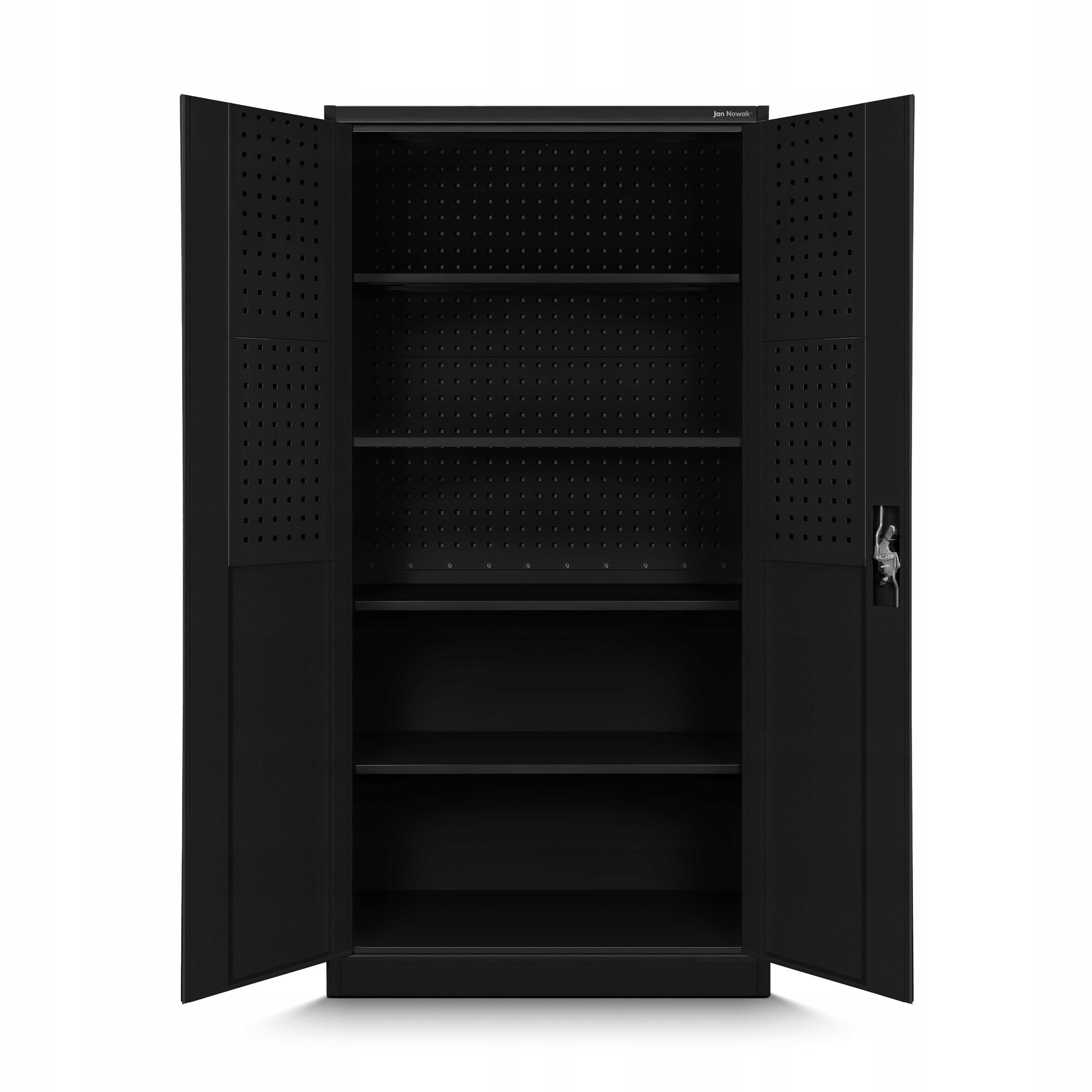 WERKZEUGSCHRANK BRUNO - Schwarz, Metall (92/185/50cm) - Jan Nowak