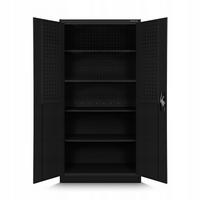 WERKZEUGSCHRANK BRUNO - Schwarz, Metall (92/185/50cm) - Jan Nowak