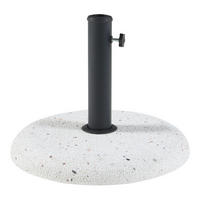 SONNENSCHIRMSTÄNDER Bitritto - Weiß, Stein (45/45cm) - casa.pro
