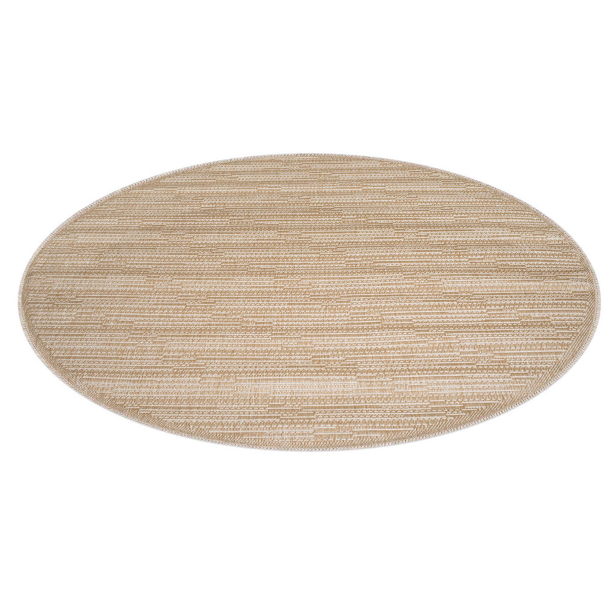 OUTDOOR-TEPPICH 789 Braun Wetterfest 120 cm Rund - Braun, Textil (120/120cm) - carpet city