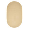 TEPPICH geflochten oval 110/170 cm - Beige, Textil (110/170cm) - Homescapes