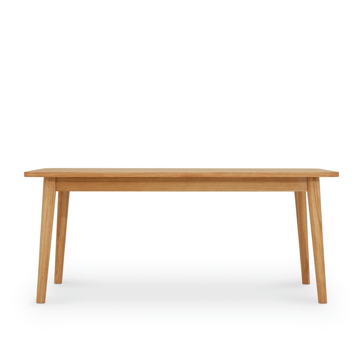 COUCHTISCH rechteckig Eiche massiv 70/125/52 cm - Eichefarben/Braun, Holz/Holzwerkstoff (70/125/52cm) - Furnhouse