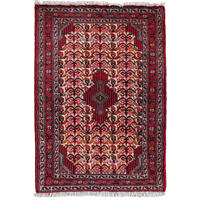 TEPPICH Assadabad Mehrfarbig 95/65 cm Schurwolle - Multicolor, Textil (65/95cm) - Looma
