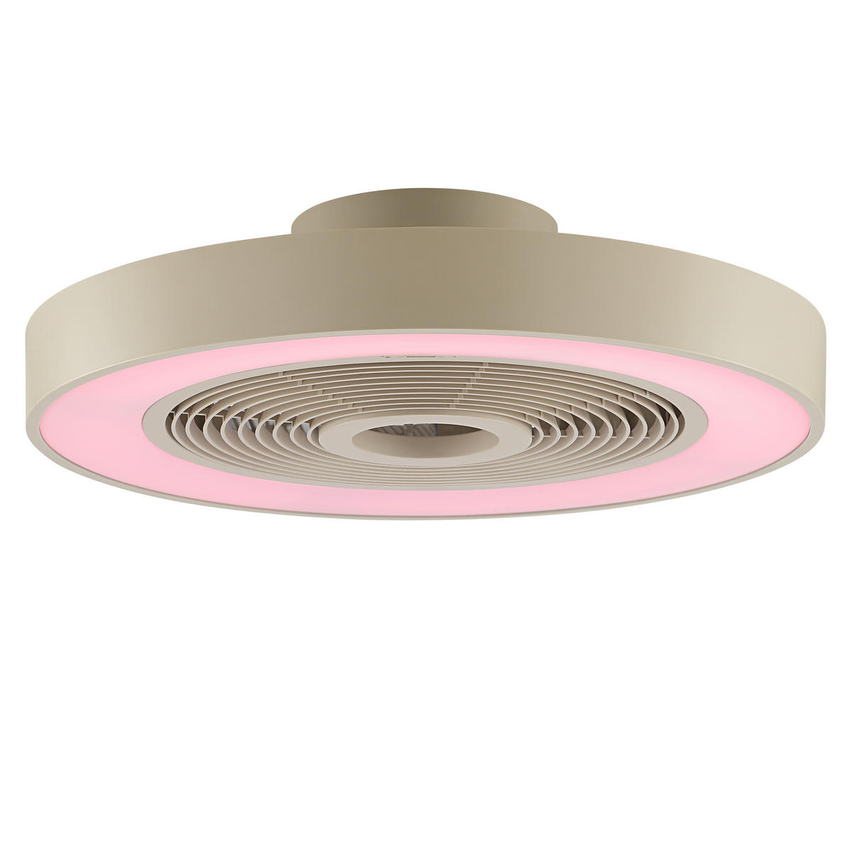 LED DECKENLEUCHTE Catania Beige 48,6/48,6/13,7 cm - Beige, Kunststoff (48.6/48.6/13.7cm) - Brilliant