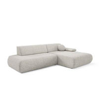 ECKSOFA Puentro Beige - Beige, Textil (286/73/173.5cm) - Pillovely