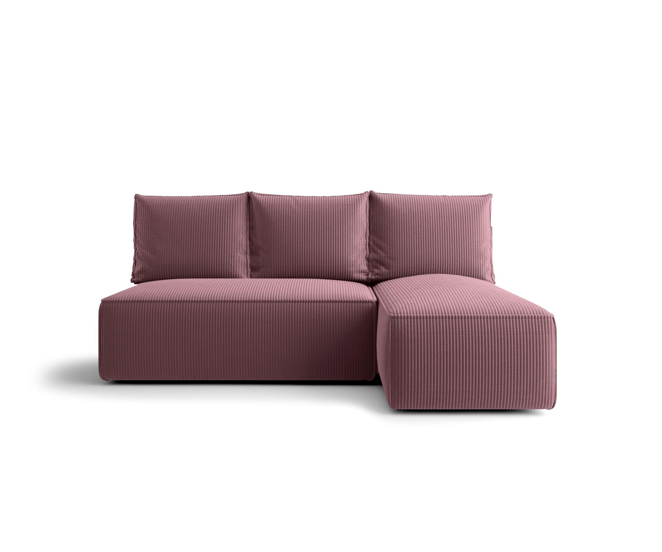 ECKSOFA mit Schlaffunktion SAVIO MINI Poso 130 Rechts - Flieder, Textil (200/140cm) - Bedante