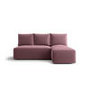 ECKSOFA mit Schlaffunktion SAVIO MINI Poso 130 Rechts - Flieder, Textil (200/140cm) - Bedante