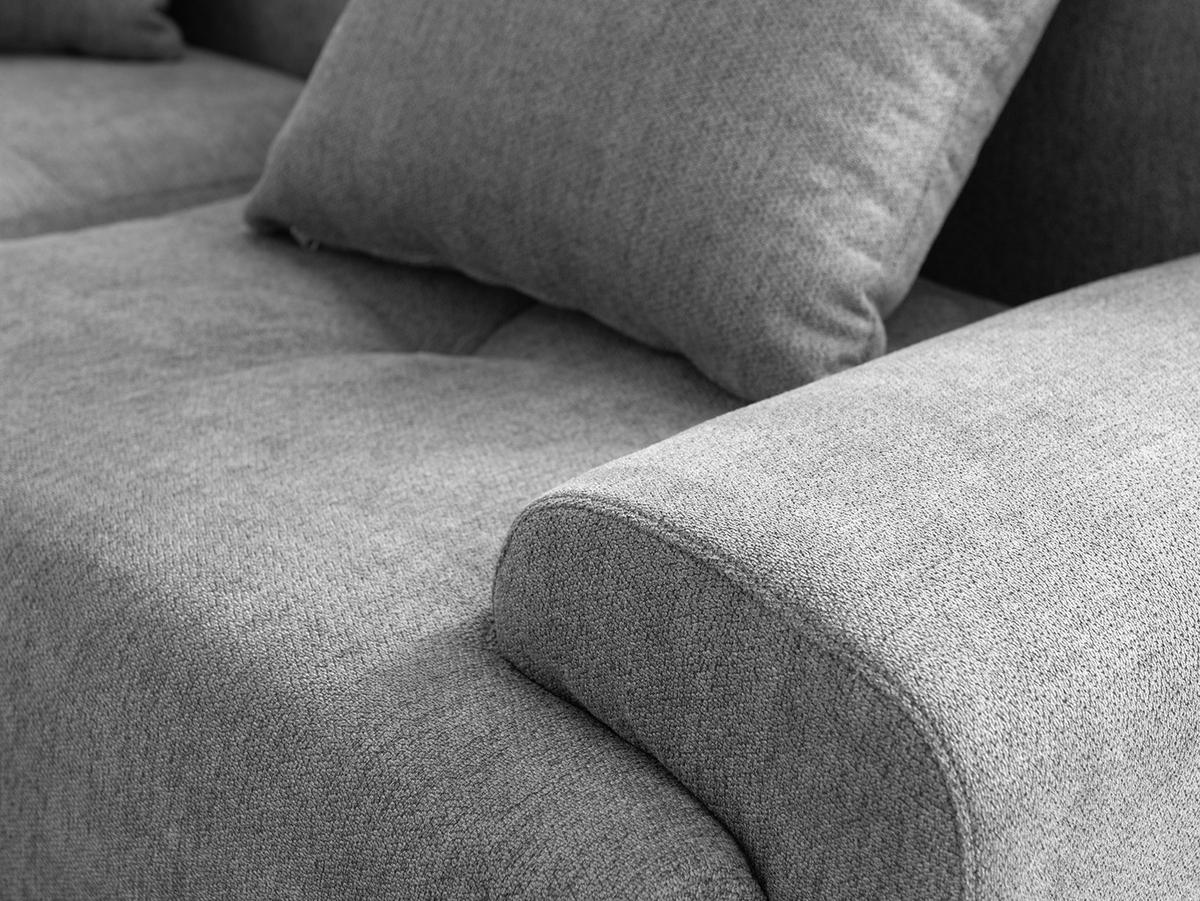 2-SITZER-SOFA Chenille Mineralgrau - Grau, Textil (180/73/95cm) - MILYsofa