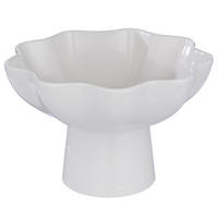 DEKOSCHALE Loise mit Fuß - Creme, Keramik (15cm) - Butlers